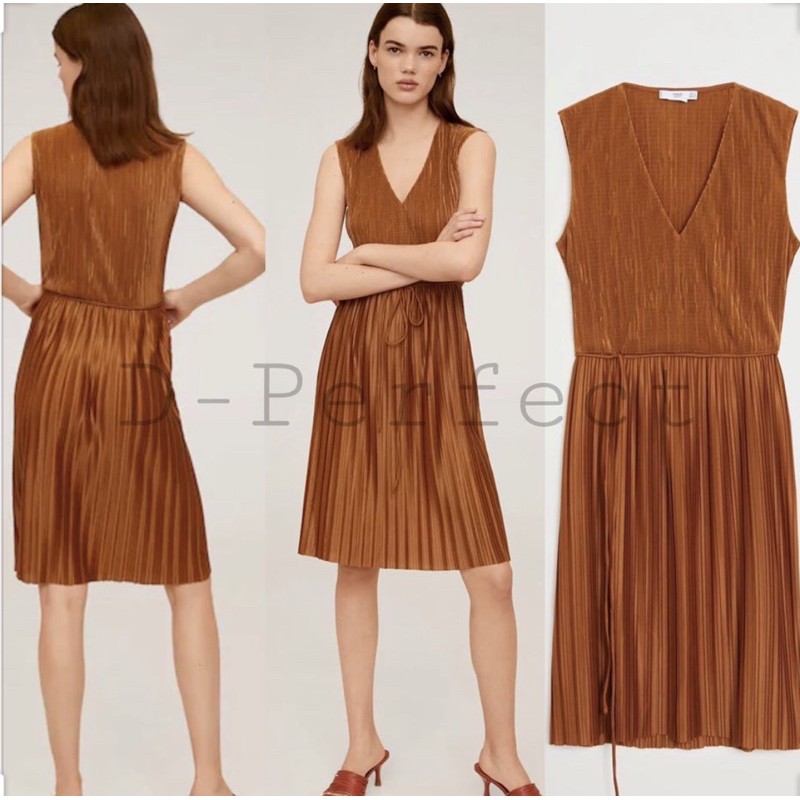 Dress_พลีท Mango แท้