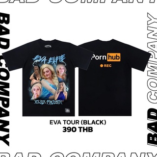 เสื้อยืดลำลองBadcompany เสื้อทัวร์สกรีนลาย "Eva"S to4XL