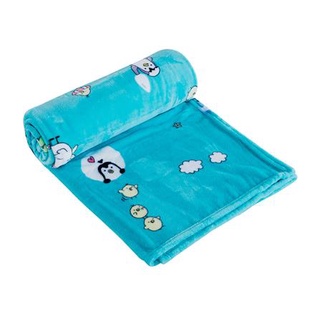 ผ้าห่ม PENGUIN 50x60 นิ้ว สีฟ้า ฺBlanket