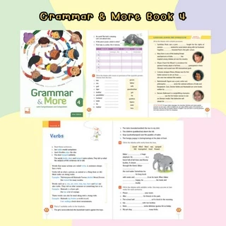 หนังสือแบบฝึกหัดประถมและมัธยม GRAMMAR & MORE NEW EDITION หนังสือเรียนภาษาอังกฤษ