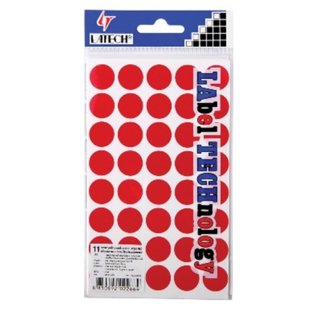 สติกเกอร์กระดาษสีวงกลม16มม. LATECH C-302 (240ดวง/แพ็ค) - รูปที่ 2