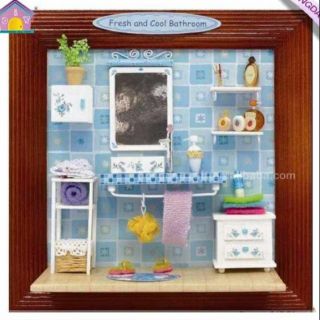 [พร้อมส่ง] กรอบรูปdiy Fresh and cool Bath room