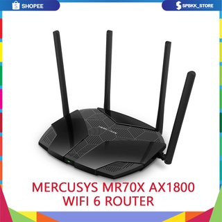 Mercusys MR70X AX1800 Dual Band Wi-Fi 6 Router เราเตอร์ Wi-Fi 6 (ไม่สามารถใส่ซิมได้)