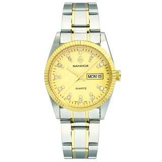 Sandoz นาฬิกา สายเหล็ก สองกษัตริย์ สีทอง SD89450AG01