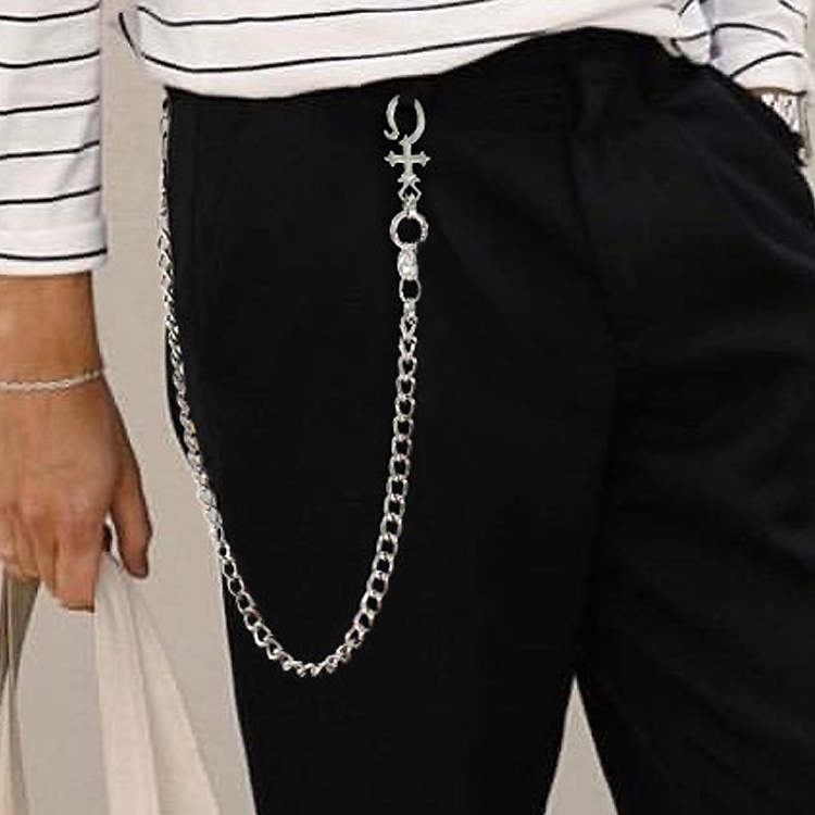 (มีจําหน่าย) Crows Zero Gakuran ตะขอโซ่กางเกง Conqueror of school fashion Chain ไขว้หน้า