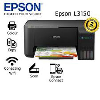 EPSON L3150, L3250 NEW+ INK TANK หมึกแท้ BCMY 1ชุดประกัน 2ปี