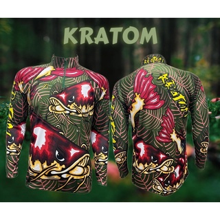 JK Thailand เสื้อตกปลา KRATOM ป้องกันรังสี UV 80% แห้งเร็ว