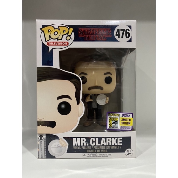 Funko Pop Mr Clarke Stranger Things SDCC Limited Edition 476