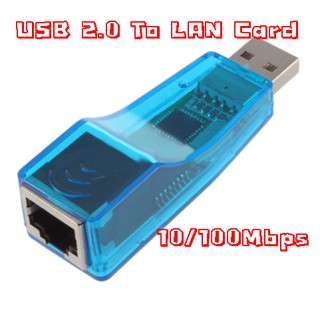 USB 2.0 To LAN RJ45 Ethernet Network Card