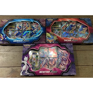 Pokemon - Zacian, Greninja, Mewtwo V-Union Collection Box - New ใหม่!