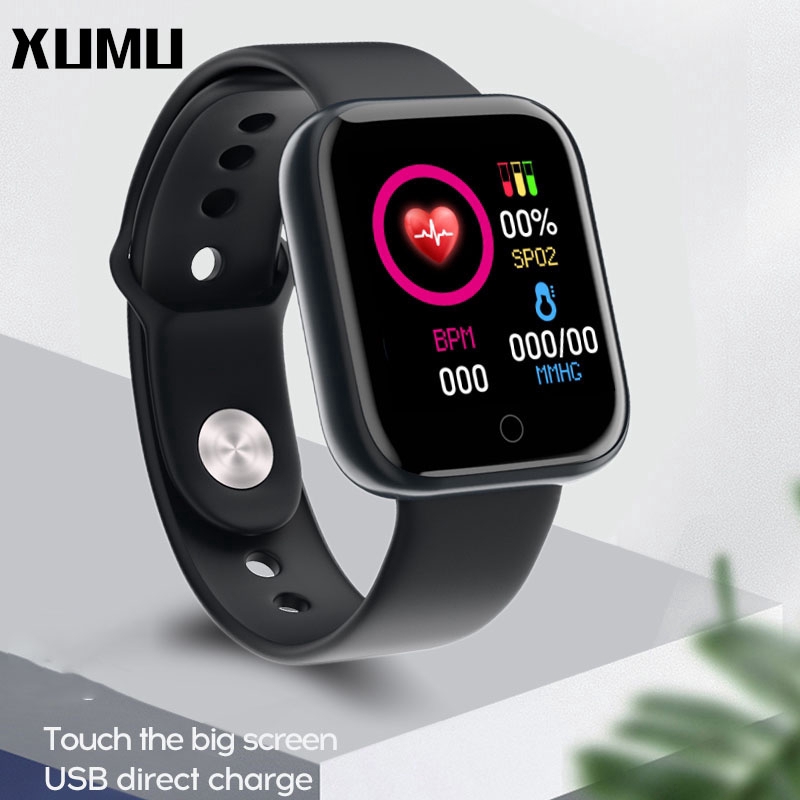 Xumu Y68 Smart Watch Bluetooth Electronics Smart Clock Fitness Tracker Heart Rate Monitor Sport watch Android IOS