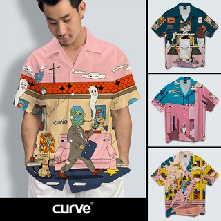 Curve SET77 เสื้อฮาาวายลายโคตรจ๊าบ