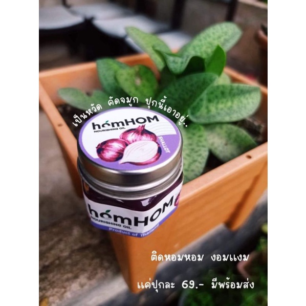 ยาหม่องหอมแดงสกัด ตรา homHom