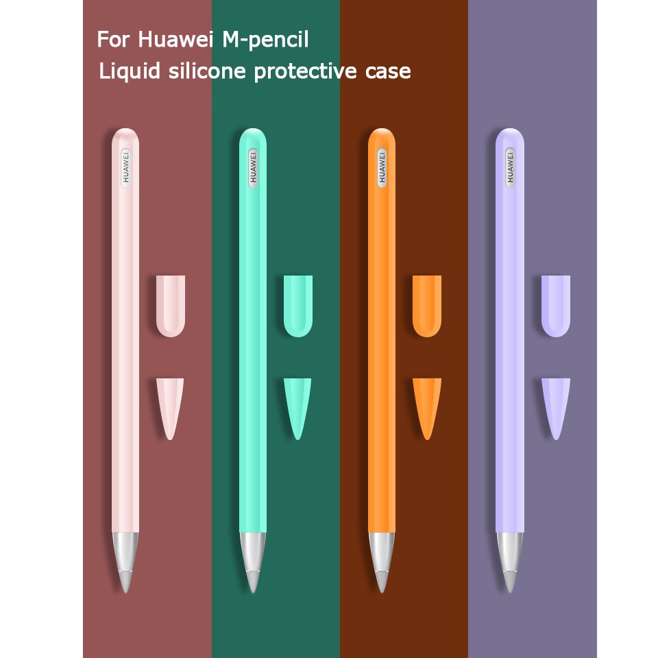 เคสสําหรับHUAWEI M-Pencil 1 2 3 ฝาครอบป้องกันซิลิโคนป้องกันรอยขีดข่วนสําหรับHuawei Mate Padปากกาอุปกรณ์เสริม