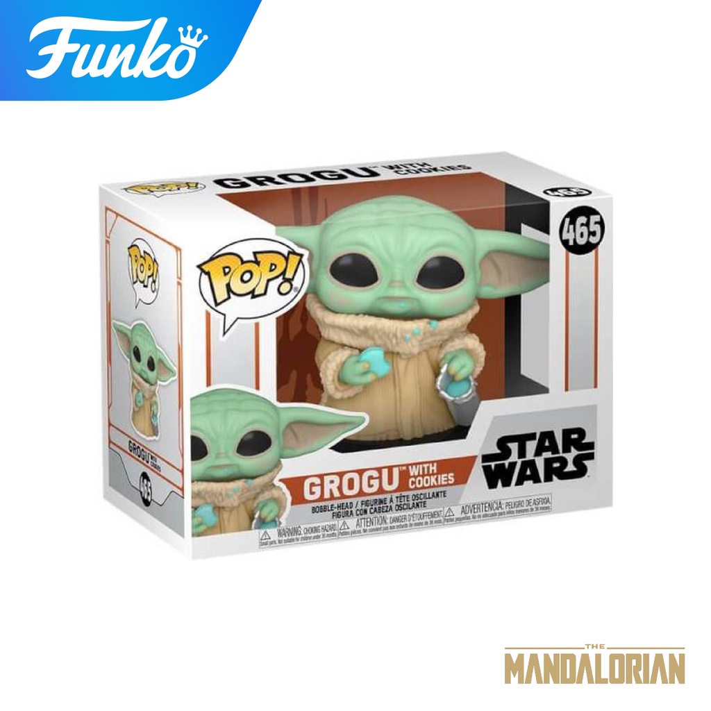 Funko Pop! Star Wars : The Mandalorian - Grogu with Cookie