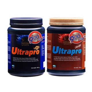 Mega We Care Ultrapro Whey Protein เมก้า วีแคร์ อัลตราโปร เวย์โปรตีน ขนาด 900 กรัม กลิ่นช็อกโกแลต 16128 / วานิลา 16129