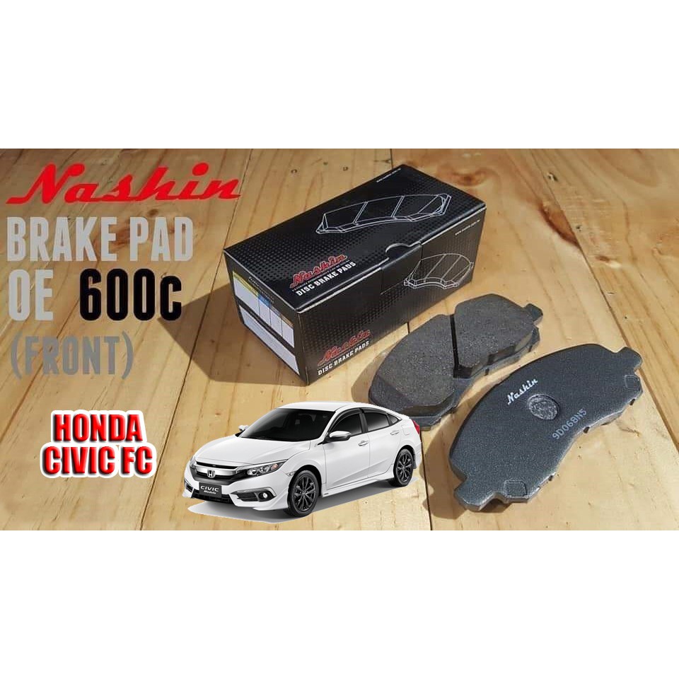 ผ้าเบรค HONDA CIVIC FC NASHIN OEM PERFORMANCE (600 องศา)