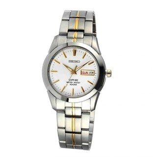 Karnvera Shop Seiko นาฬิกาข้อมือผู้ชาย เลกษัตริย์ สายสเเตน รุ่น SGG719P1