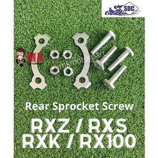 (SDC) ชุดสกรูน็อตสลักเกลียว ด้านหลัง สําหรับ Yamaha RXZ RXS RXK RX100 RXZ Catalyzer RXS115 RXK135