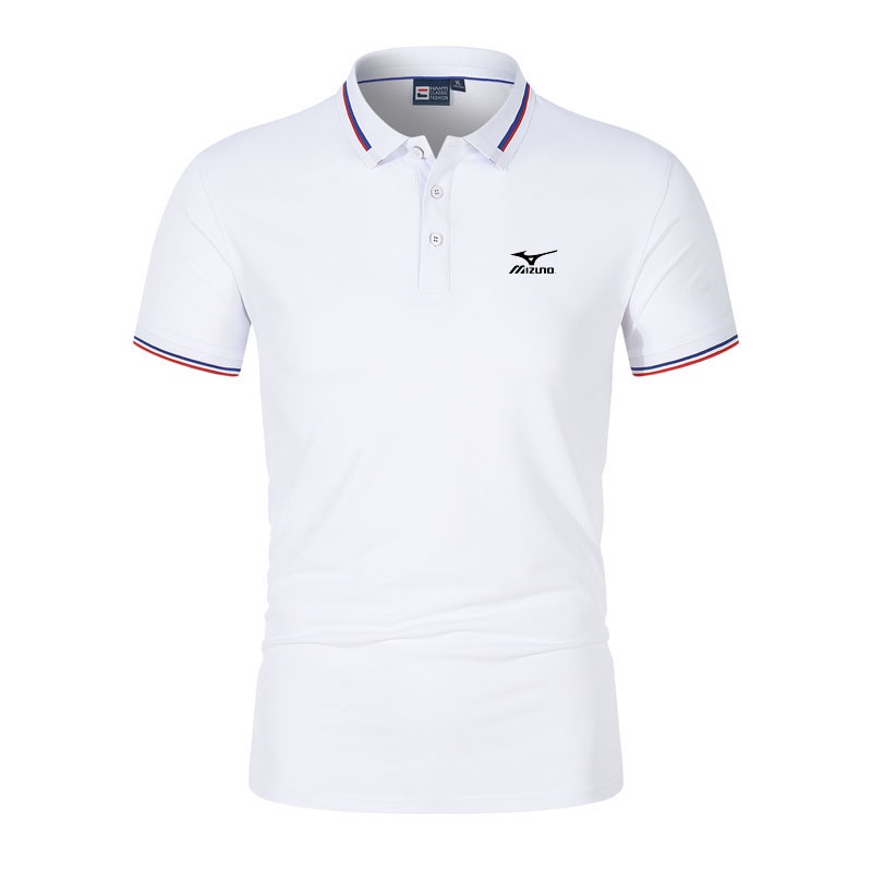 ใหม่ Mizuno Mens Polo Tee เสื้อเทนนิสแฟชั่น
