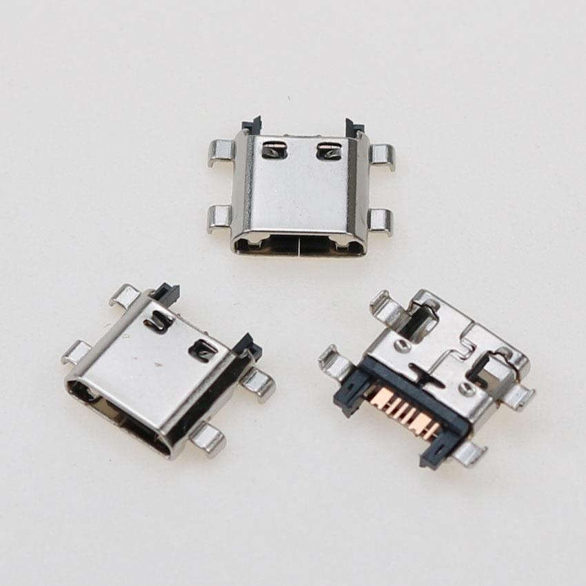 ปลั๊กซ็อกเก็ตเชื่อมต่อสายชาร์จ Micro USB 7Pin สําหรับโทรศัพท์มือถือ Samsung G532 I8262 J5 J7 J5008 50 ชิ้น