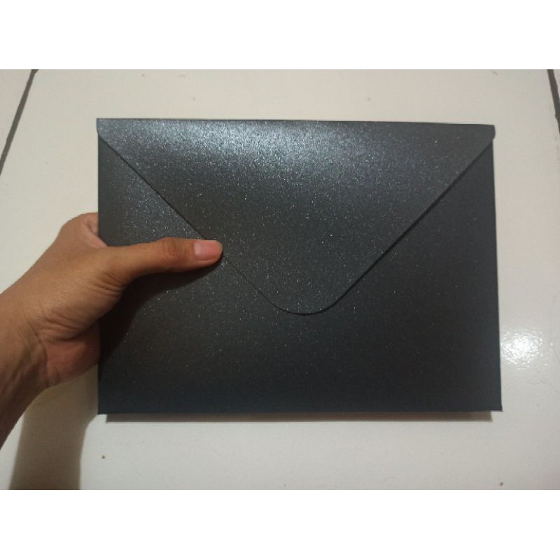 ซอง A5 สีดําหนาพรีเมี่ยม Jasmine Black 16x22