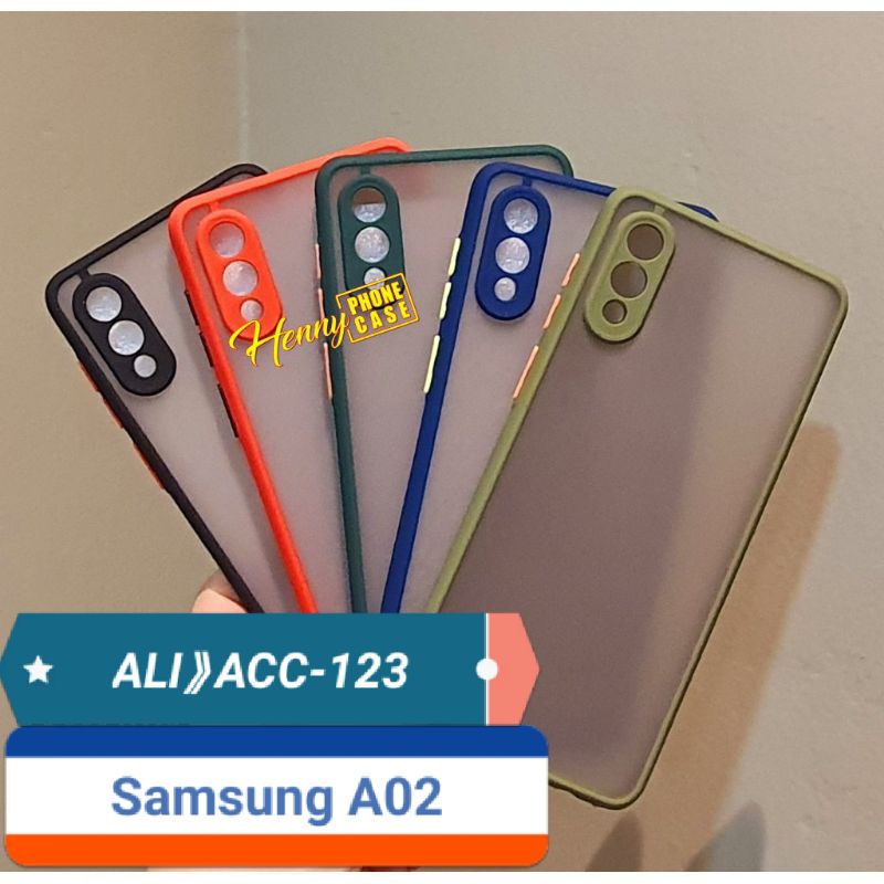 SILICON / CASE AERO HP SAMSUNG A02 / M02 MY CHOICE DOVE ใหม่