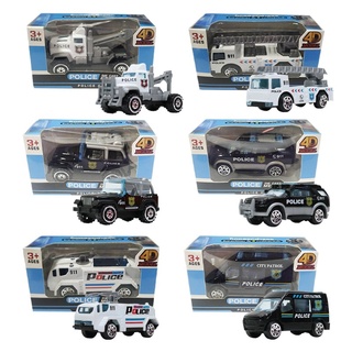 โฟว์ดีโมเดล โมเดลรถตำรวจ 4D Model Police Car Die Cast Metal : Police Car  (MM363)