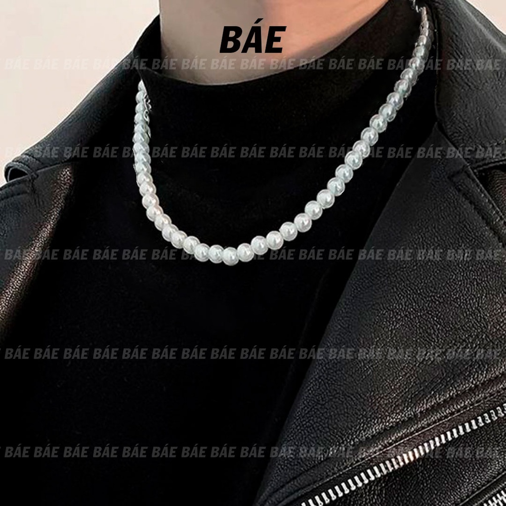 BNP2 BASE NECKLACE 8 มม. สร้อยคอมุก