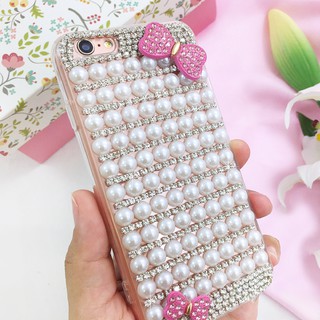 พร้อมส่ง Case i6 i7 i6+ i7+ iXs iXsMax iXR i11 i11 Pro i11 Pro Max i12 i12 Pro Max i13pro เคสติดเพชร เคสไข่มุก เคสแฟชั่น