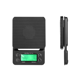 ตาชั่ง ดิจิตอล ชั่งกาแฟ 0.1g-5kg ชา ตาชั่ง ดิจิตอล จับเวลา ตาชั่งอาหาร ตาชั่งน้ำหนักตาชั่งดิจิดอล Drip coffee scale