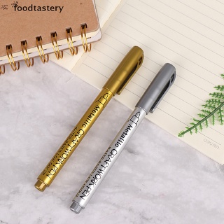【FTY】ปากกามาร์กเกอร์ กันน้ํา สีทอง และสีเงิน สําหรับวาดภาพ DIY