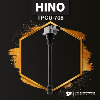 (ประกัน 3 เดือน) คอยล์จุดระเบิด HINO P11C / FM2P 360 แรง 24V NGV CNG ตรงรุ่น แบบใหม่ก้านทนความร้อนสูง - TPCU-708 - TO...