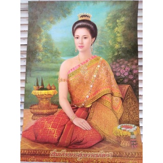 ภาพพระพี่นาง พระสุพรรณกัลยา ภาพมงคล มีติดบ้าน ของขวัญ ที่ระลึก ของฝาก