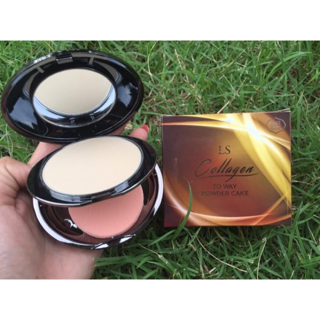 Ls Collagen Two Way Power Cake ‼️แป้งผสมคอลลาเจน ยิ่งตบยิ่งเนียน‼️