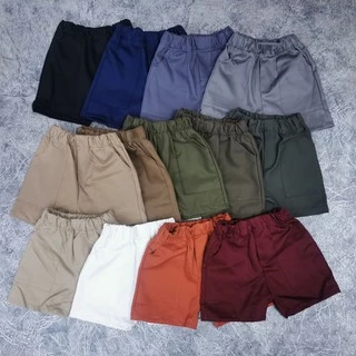 กางเกงเด็ก​แฟชั่นวินเทจ​ ขาสั้นใส่สบาย พร้อมส่ง
