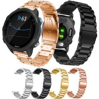 สายนาฬิกาข้อมือ สเตนเลส สำหรับ Garmin Forerunner 645 245 245 245 M Vivoactive 3 Gear S2 Classic R 372