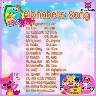 เพลงเด็ก DVD PinkFong เสริมทักษะทางภาษา รวมกว่า 160 เพลง