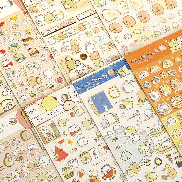 สติ๊กเกอร์ฟอยล์ ลายการ์ตูน ใช้ติดรูป สมุดโน๊ต มือถือ เป็นต้น ลายน่ารัก ไม่เหมือนใคร มีพร้อมส่งทุกลาย ETC