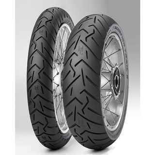 Pirelli Scorpion Trail2 แพ๊คคู่ หน้า+หลัง F120/70 R 19 M/C 60V TL และ R170/60 ZR 17 M/C 72W TL (D) (ดำ80% : ฝุ่น20%)