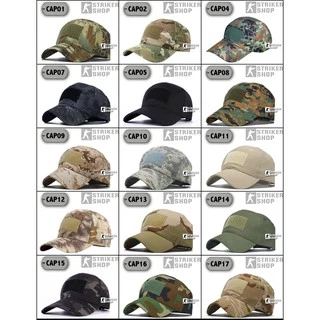 [พร้อมส่ง] หมวกแก๊ป TACTICAL CAP ลายพรางทหาร สไตล์อเมริกัน