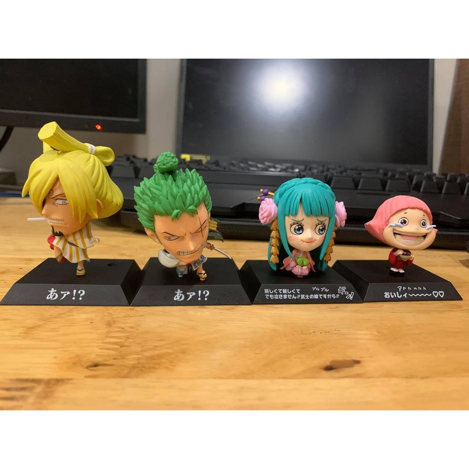 โมเดลญี่ปุ่นแท้ ichiban kuji F รางวัล: sanji +zoro+otoko+hiyori