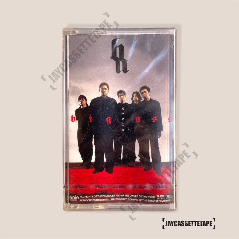 เทปเพลง เทปคาสเซ็ท Cassette Tape เทปเพลงไทย Big Ass อัลบั้ม :  Seven