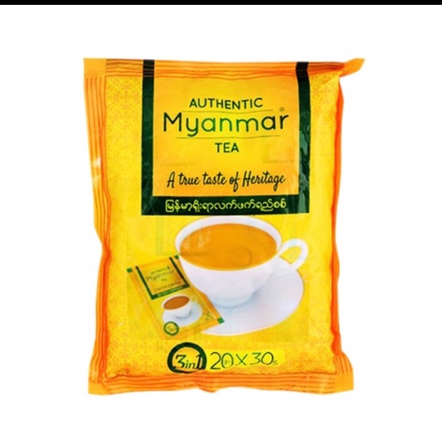 ชาพม่า Myanma Tea 3in1 แบ่งขาย แยกซอง