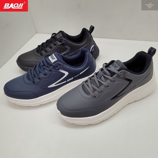 BAOJI ของแท้ 100% รองเท้าผ้าใบชาย รุ่น BJM681 สีดำ/สีกรม/สีเทา SIZE 41-45