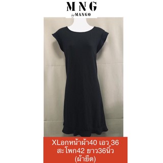 MNG by mango ชุดเดรสสวย ผ้ายืดได้นิดหน่อยค่ะ สินค้าแบรนด์แท้100%