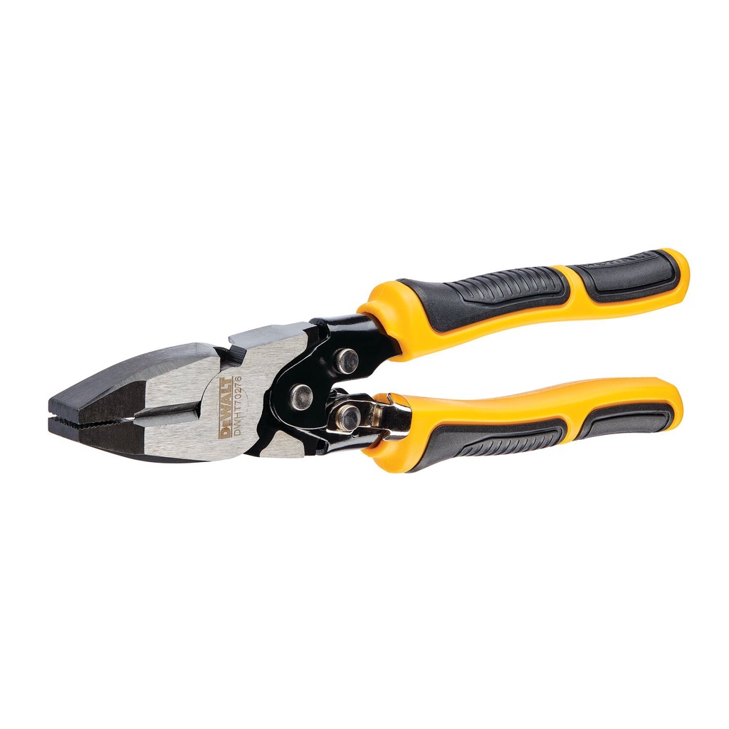 DEWALT คีมปากตรง DeWALT COMPOUND ACTION LINESMAN PLIER รุ่น DWHT0-70276