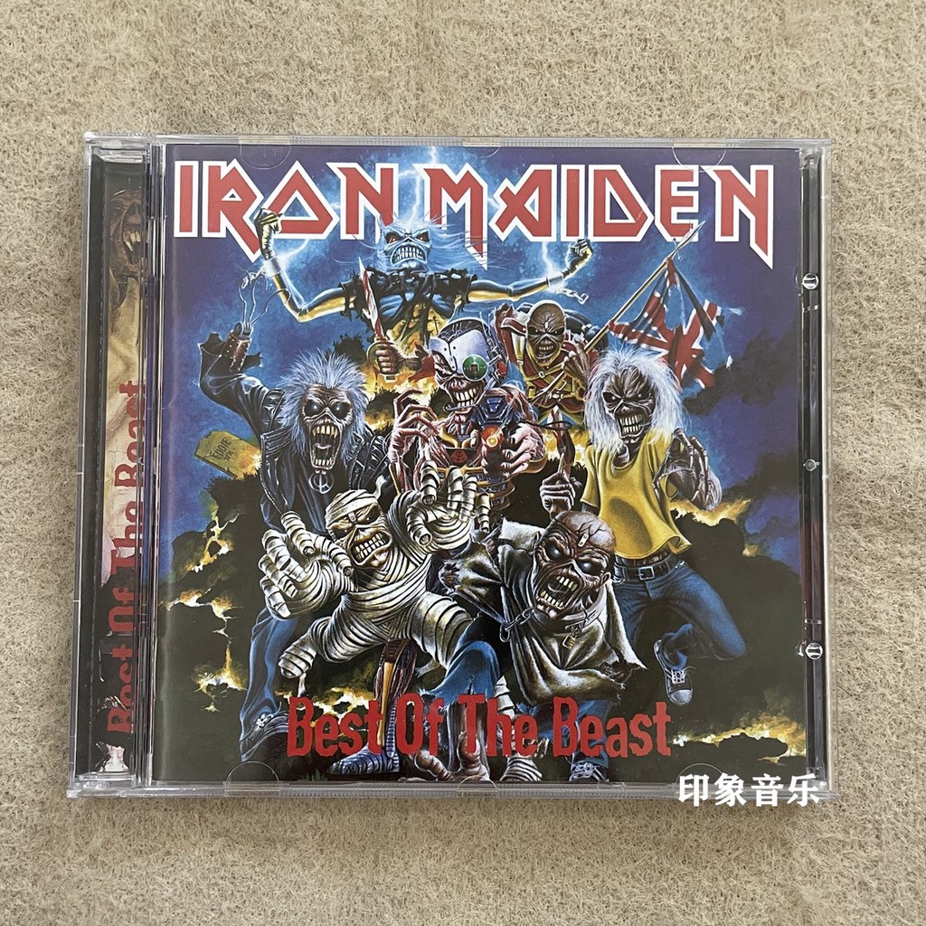 แผ่น CD ใหม่ ของแท้ นําเข้า Iron Lady Iron Maiden Best Of The Beast