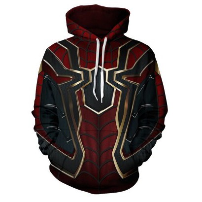 Spider Man Hoodie Superhero Hoodies The Avengers 3D พิมพ์ Hoodie