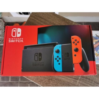 (ใหม่แท้พร้อมส่ง)Nintendo Switch Maxsoft เครื่องนินเทนโดสวิทช์ รุ่นใหม่ กล่องแดง แบตอึด HAC-001-01 พร้อมจัดส่ง